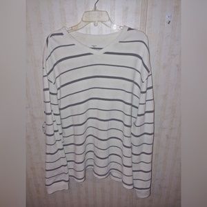 Big Men's Striped Sweater